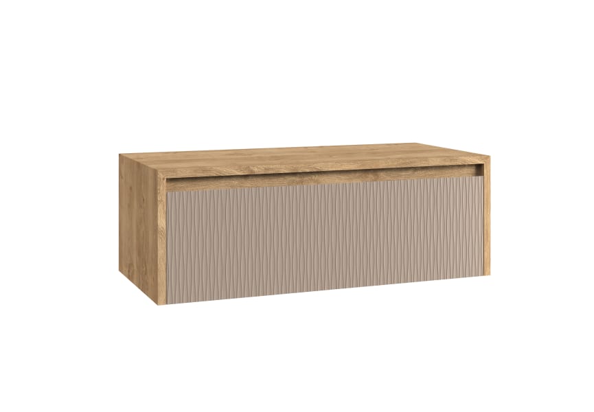 Meuble de salle de bain avec plan de toilette en bois Lambda Coycama principal 12