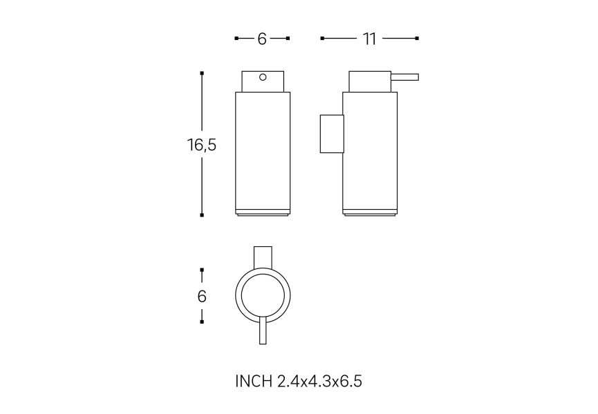 Distributeur de savon Logic Cosmic croquis 9