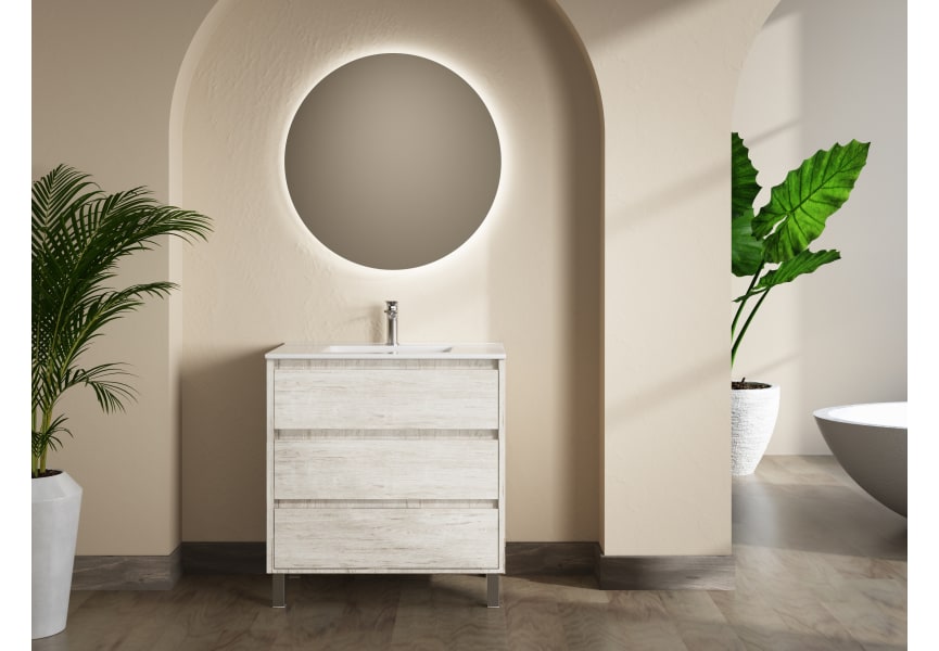 Ensemble de meubles de salle de bains Boston Bruntec principal 5