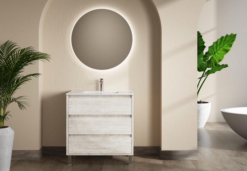 Ensemble de meubles de salle de bains Boston Bruntec principal 4