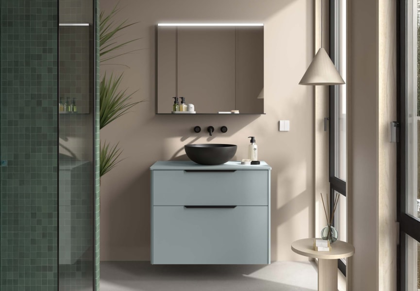 Luva Salgar meuble de salle de bain en bois avec plan de toilette principal 3