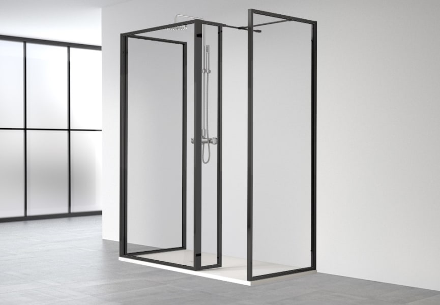 Paroi de douche nordique (FN-2231) Profiltek option 3