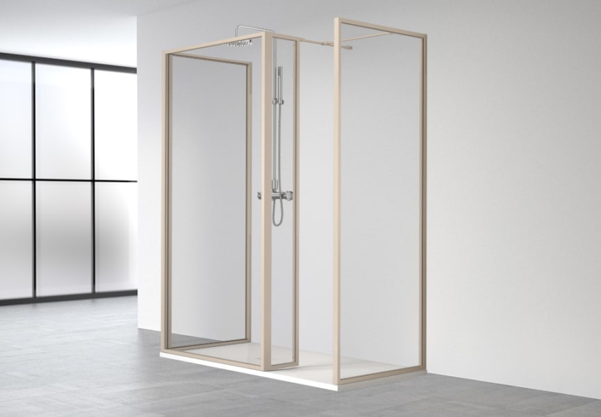 Paroi de douche nordique (FN-2231) Profiltek option 6
