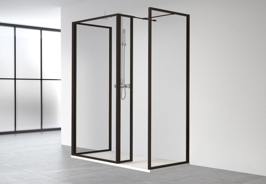 Paroi de douche nordique (FN-2231) Profiltek option 8