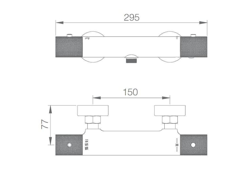 Robinet de douche Line Imex croquis 6