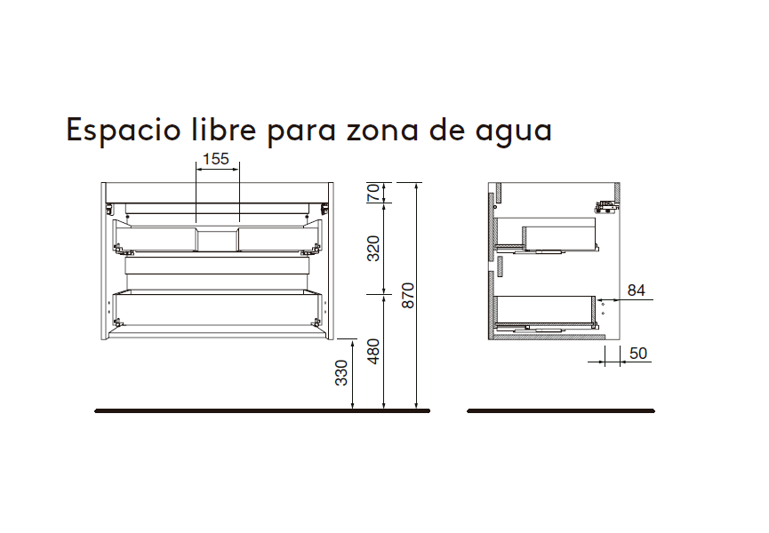Ensemble de meubles de salle de bains Attila Salgar croquis 20