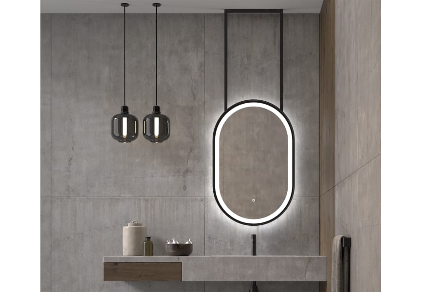 Boracay Eurobath Miroir de salle de bain avec éclairage LED principal 3