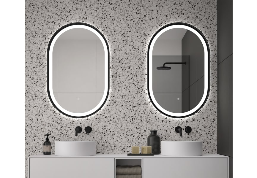 Miroir de salle de bains avec éclairage LED Boracay Eurobath principal 0