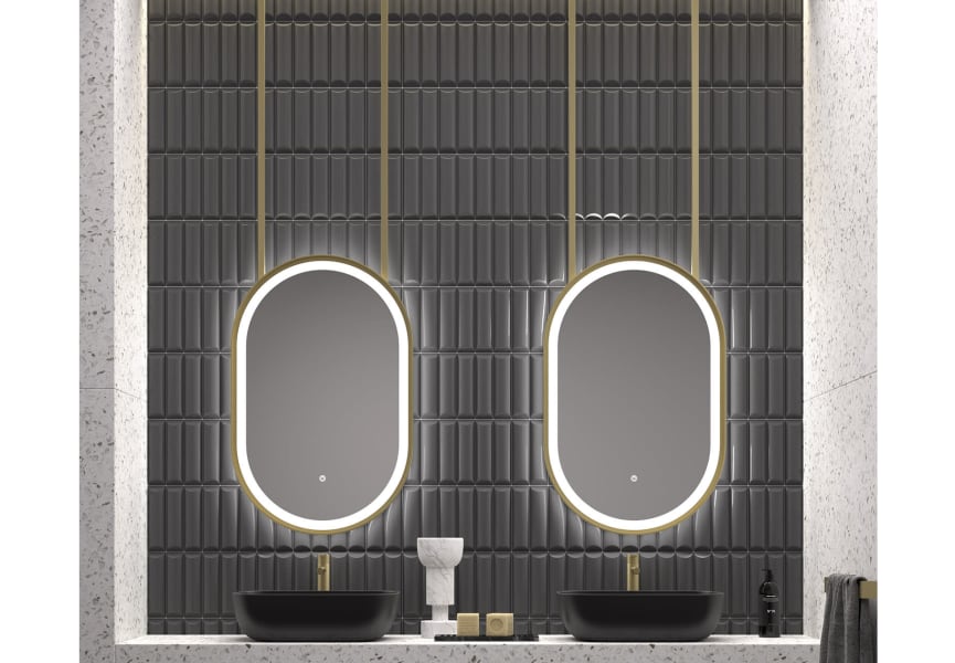 Boracay Eurobath Miroir de salle de bain avec éclairage LED principal 1