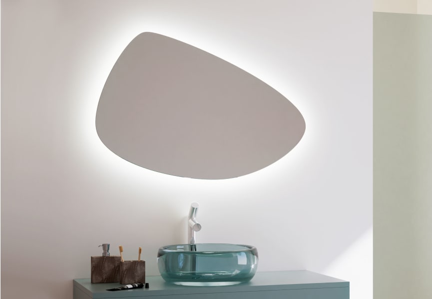Miroir de salle de bain avec éclairage LED Trion de Bruntec principal 0