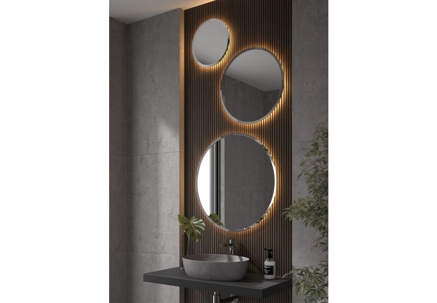 Eurobath Soleil LED Miroir de salle de bains avec éclairage environnement 2