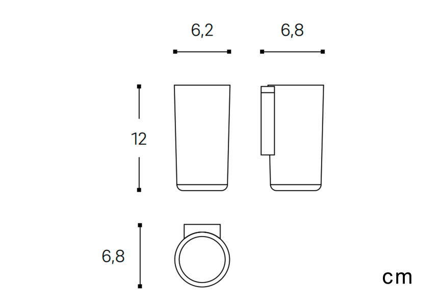 Prochain porte-balai de toilette Next Cosmic croquis 6