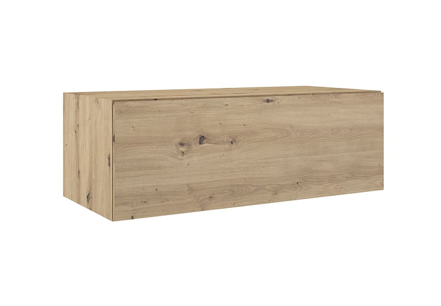 Ensemble de meubles de salle de bain avec lavabo en céramique de 12 cm de hauteur et tiroirs Nomad Viso détail 14