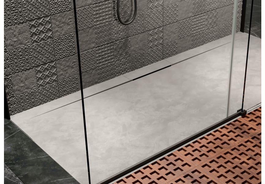 Receveur de douche en résine Lyra Hidronatur environnement 2