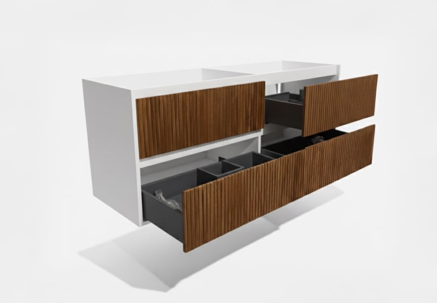 Ensemble de meubles de salle de bains Alpes 18 Bruntec principal 4