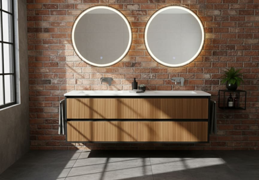 Ensemble de meubles de salle de bains Alpes 18 Bruntec principal 1