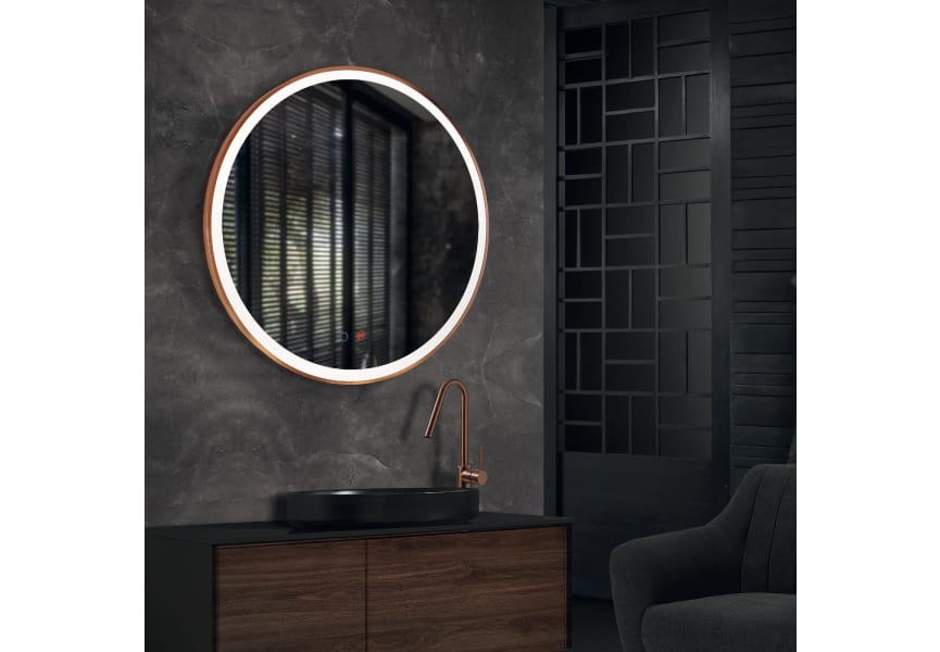 Miroir de salle de bain avec éclairage LED París Ledimex principal 3