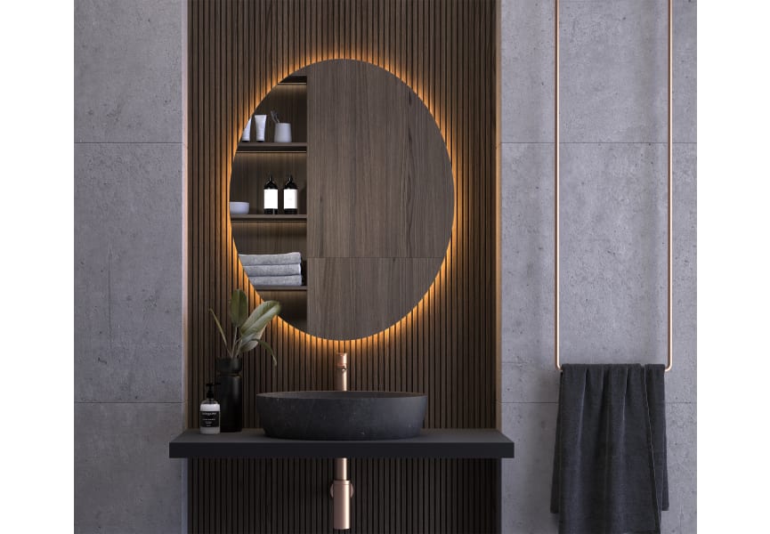 Eurobath Ireland miroir de salle de bains avec éclairage LED principal 0