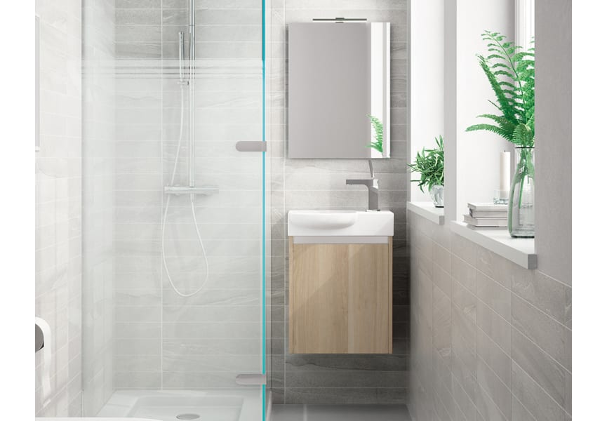 Ensemble meuble de salle de bain profondeur réduite 25 cm Slim Ávila Dos principal 0