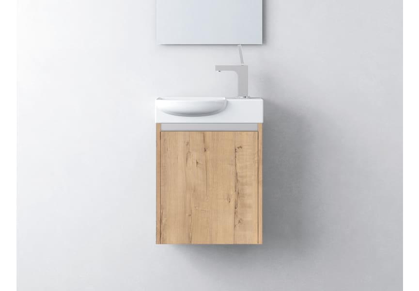 Ensemble meuble de salle de bain profondeur réduite 25 cm Slim Ávila Dos principal 4
