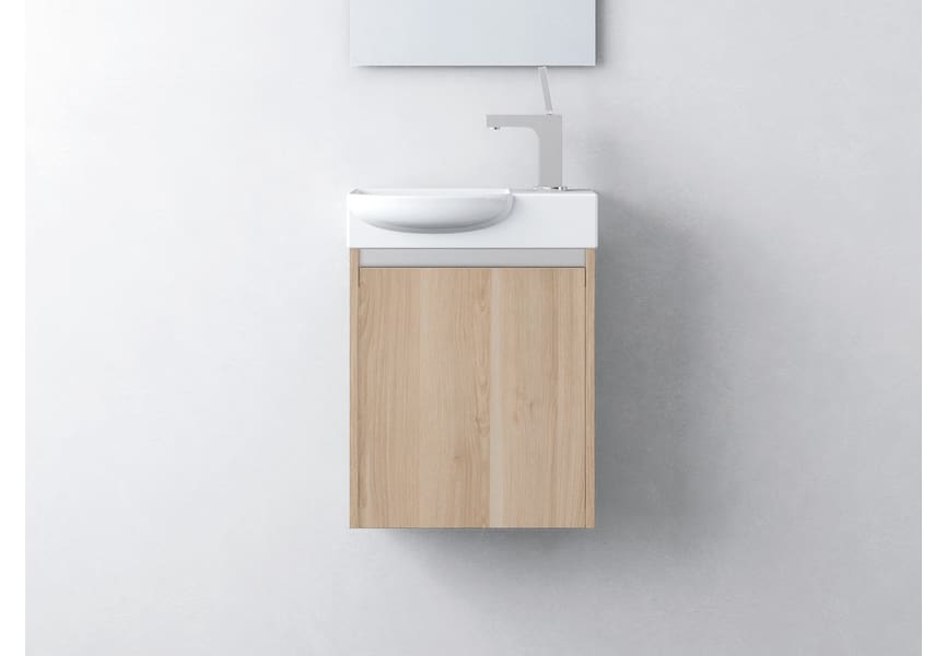 Ensemble meuble de salle de bain profondeur réduite 25 cm Slim Ávila Dos principal 2