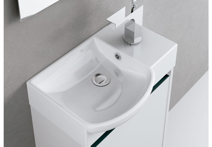 Ensemble meuble de salle de bain profondeur réduite 25 cm Slim Ávila Dos détail 5