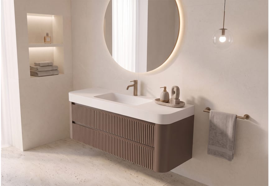 Ensemble de meubles de salle de bains Duna Bruntec détail 6