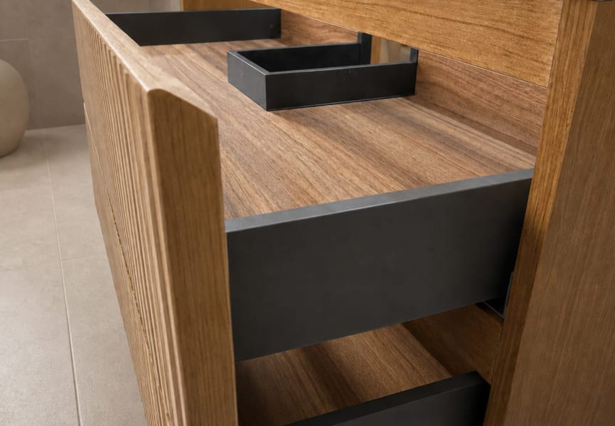 Ensemble de meubles de salle de bains Duna Bruntec détail 8