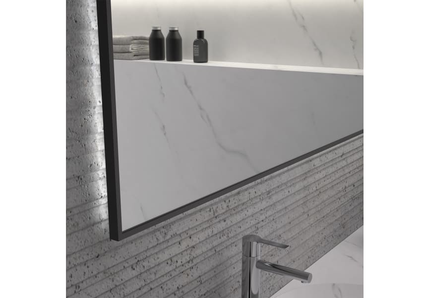 Miroir de salle de bains avec éclairage LED Chypre Eurobath détail 1
