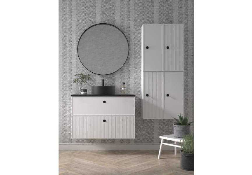Meuble de salle de bains avec plan de toilette Microtec Blanca Avila Dos principal 1