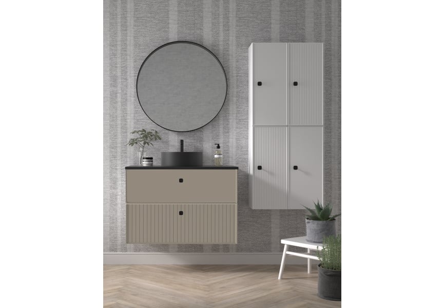 Meuble de salle de bains avec plan de toilette Microtec Blanca Avila Dos principal 2