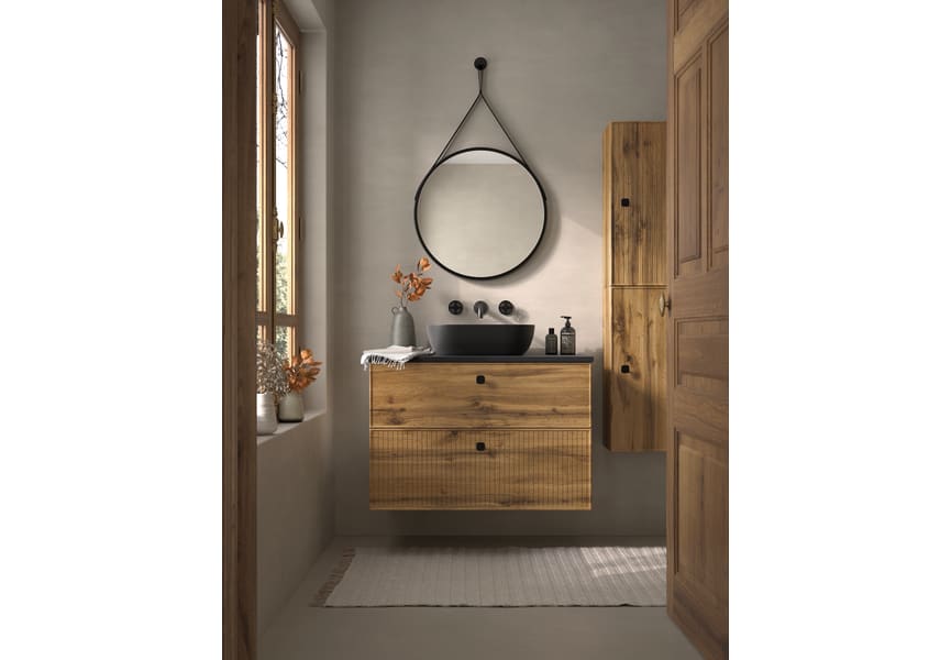 Meuble de salle de bains avec plan de toilette Microtec Blanca Avila Dos principal 0