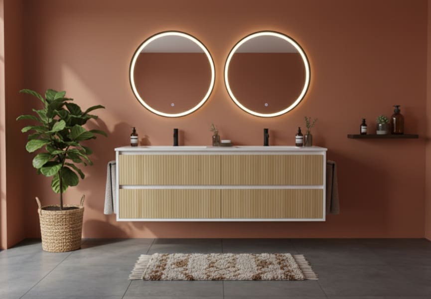 Ensemble de meubles de salle de bains Alpes 18 Bruntec environnement 11