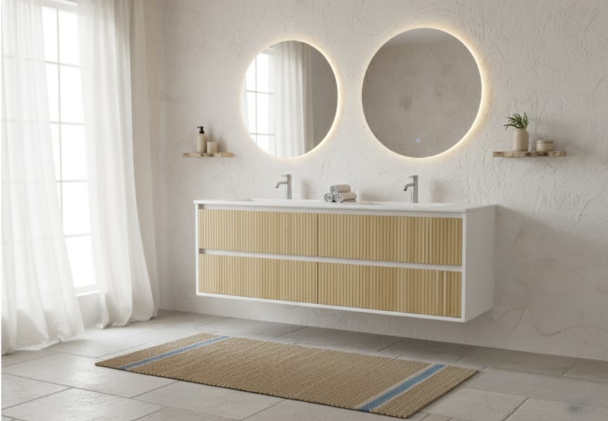 Ensemble de meubles de salle de bains Alpes 18 Bruntec principal 1