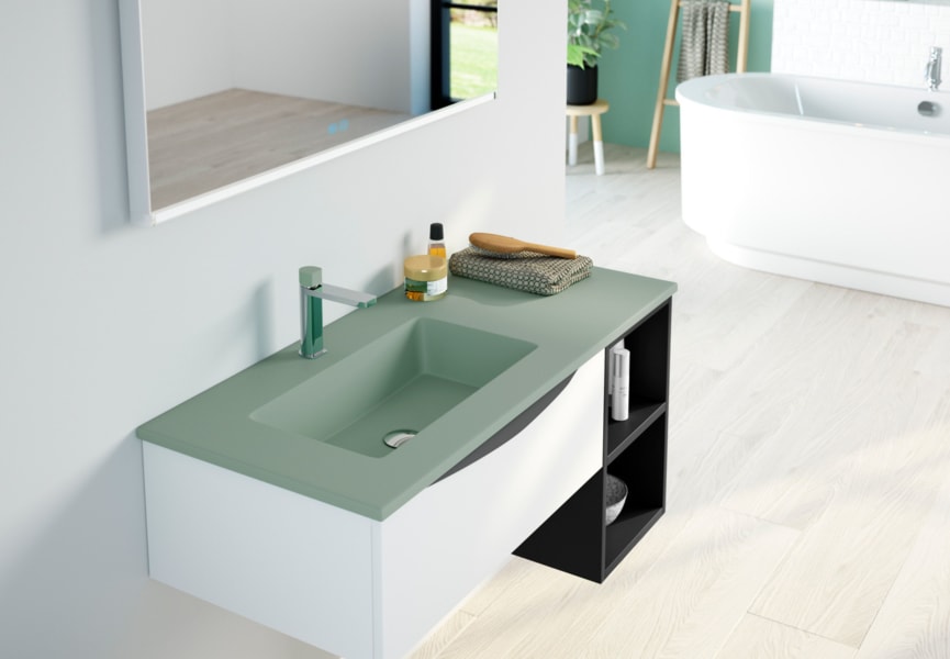 Lavabo encastré Mara Masai Coycama environnement 16