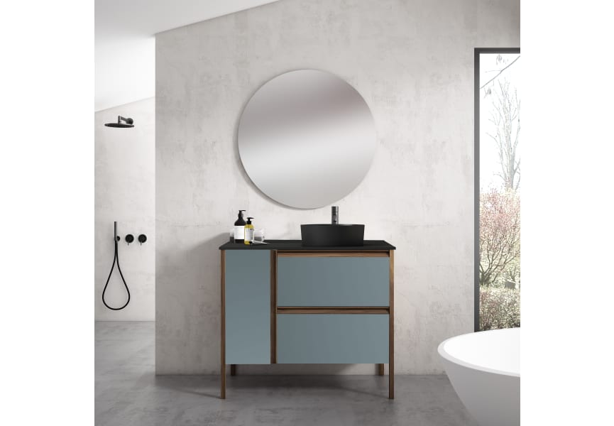 Meuble de salle de bains avec plan de toilette compatech Icon Visobath principal 2
