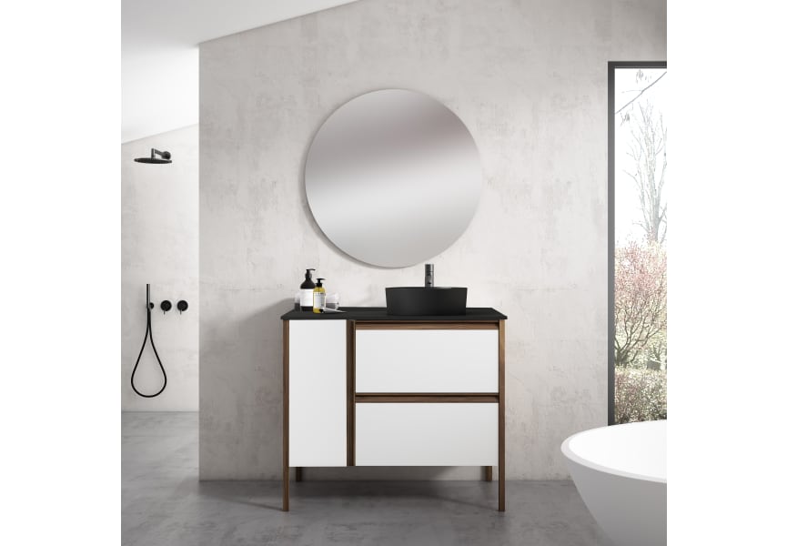 Meuble de salle de bains avec plan de toilette compatech Icon Visobath principal 3