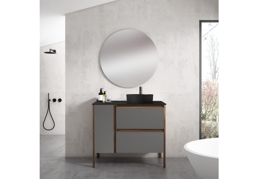 Meuble de salle de bains avec plan de toilette compatech Icon Visobath principal 4