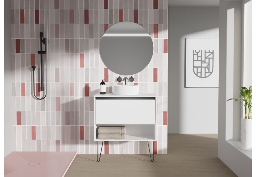 Yoko Top Amizuva meuble de salle de bain avec ensemble lavabo avec plan de toilette principal 1