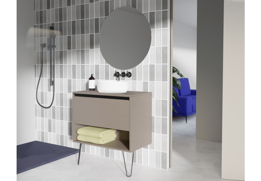 Yoko Top Amizuva meuble de salle de bain avec ensemble lavabo avec plan de toilette principal 2