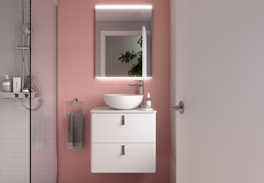 Meuble de salle de bains avec plan de toilette Uniiq Salgar principal 2