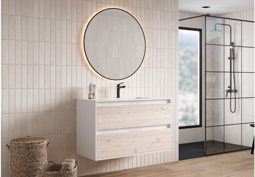Ensemble complet de meubles de salle de bains Zaoma Bruntec environnement 9