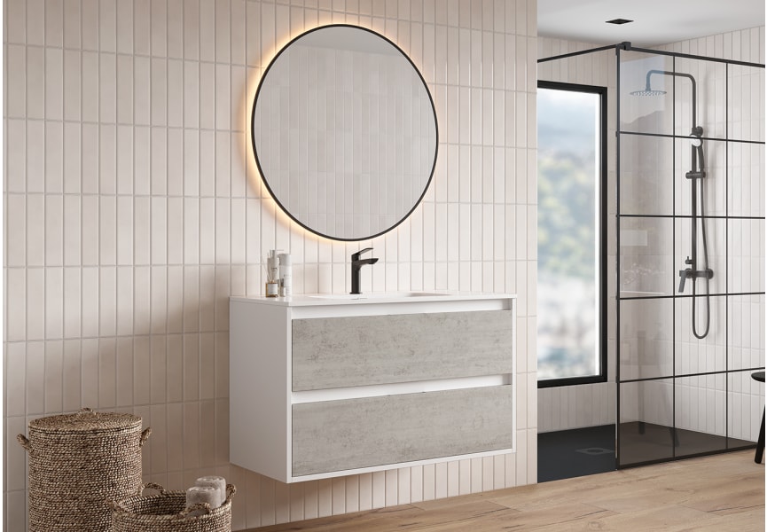Ensemble complet de meubles de salle de bains Zaoma Bruntec environnement 5