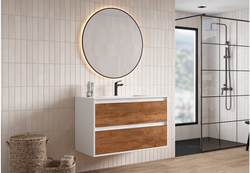Ensemble complet de meubles de salle de bains Zaoma Bruntec environnement 4