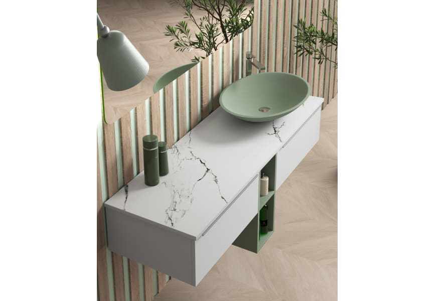 Coycama Orbit lavabo à poser environnement 18