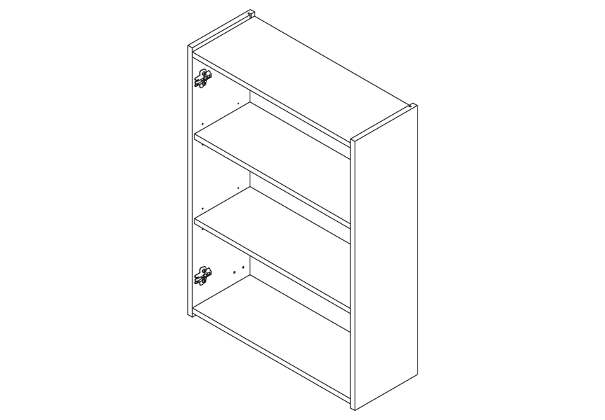 Colonne de salle de bains Infinity Salgar croquis 3