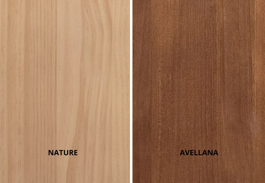 Ensemble de meubles de salle de bains en bois massif Alpes 2 Bruntec détail 8