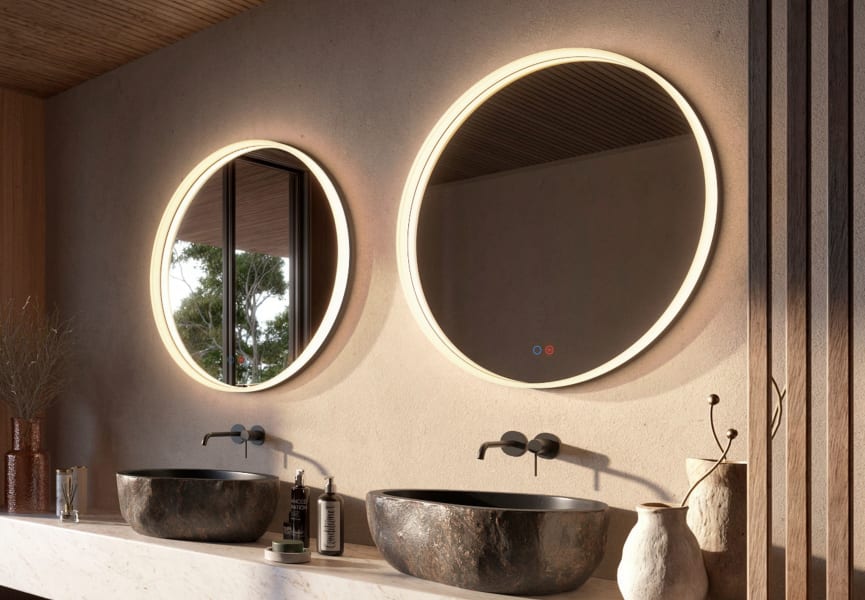 Miroir de salle de bain avec éclairage LED Bolonia Ledimex principal 0