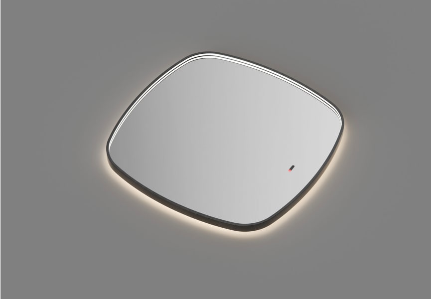 Miroir de salle de bains avec l'éclairage LED « Catania » de Ledimex détail 2