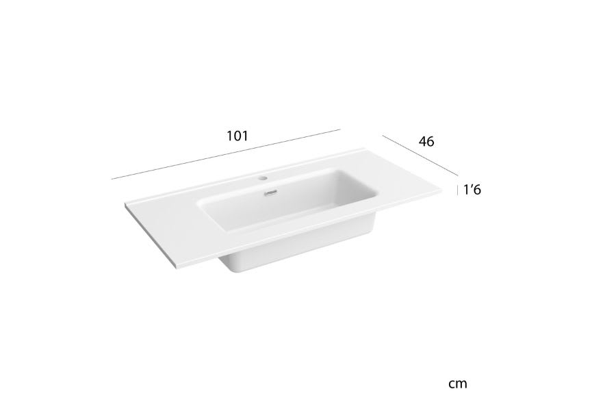Ensemble meuble-lavabo Morai Salgar détail 5
